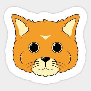 cute cat head Sticker